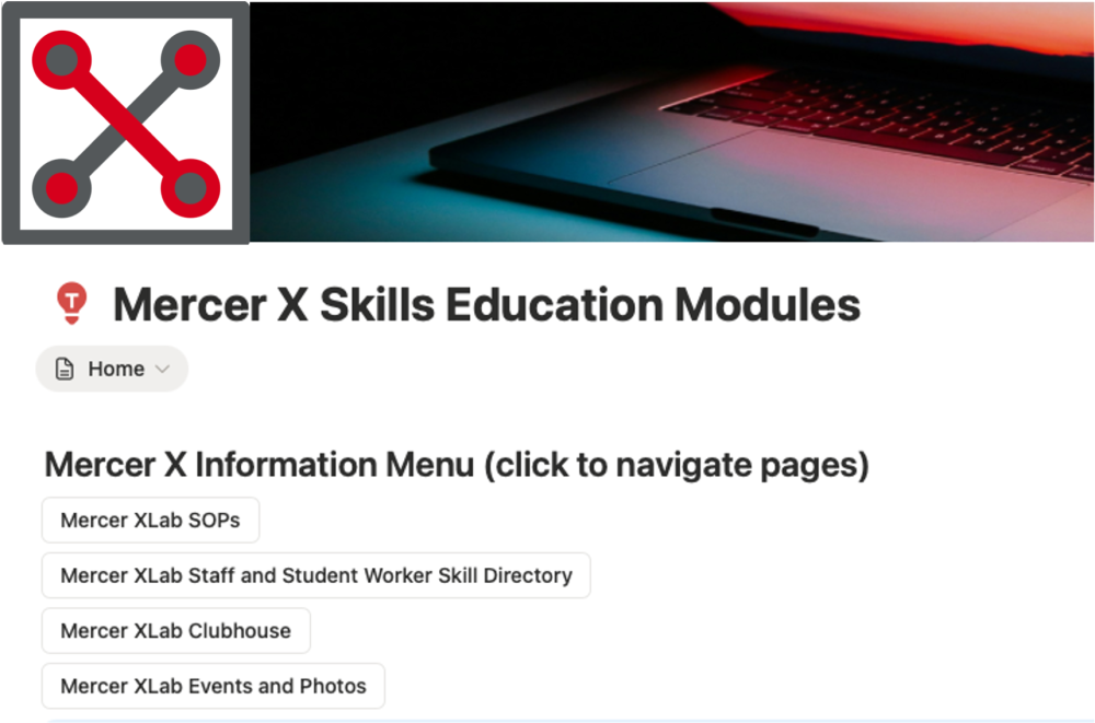 Mercer XLab Education Modules Front Page