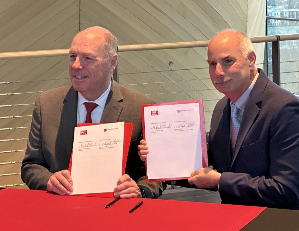 RPI and GF signing partnership agreement