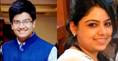 Headshots of Anindita Ghosh and Anmol Dwivedi