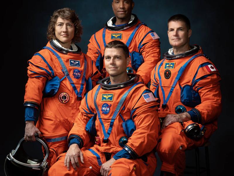 group of 4 astronauts