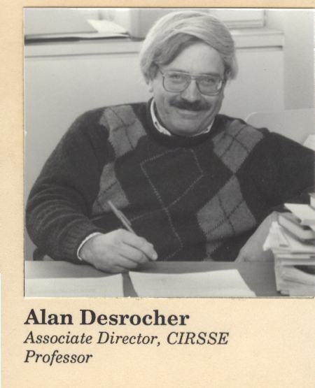 Alan in CIRSSE in late 80s